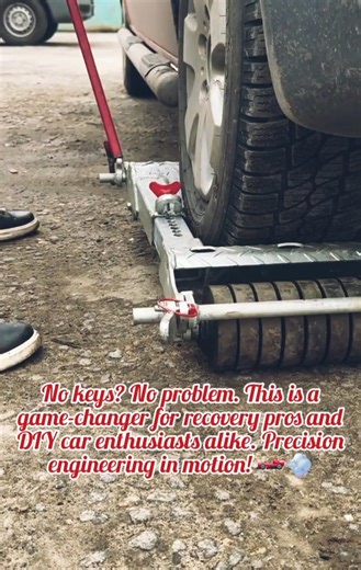 Revolutionary Heavy-Duty Wheel Dolly: Effortless Car Loading for Towing & Recovery