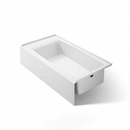 Reviews for KOHLER Elmbrook 60 in. x 32 in. Soaking Bathtub with Right-Hand Drain in White | Pg 2 - The Home Depot