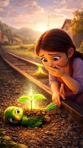 a magical parrot tree animation story