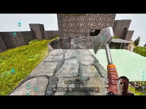 ARK 71: Survival Ascended – Finalizing Inner Castle Walls & First Full Aerial View