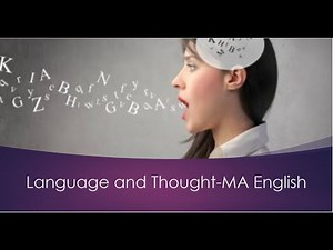 Language and thought video