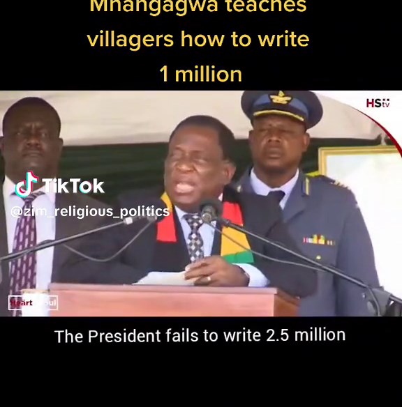 Mnangagwa's Hilarious Arithmetic Fail: Comedy Gold!
