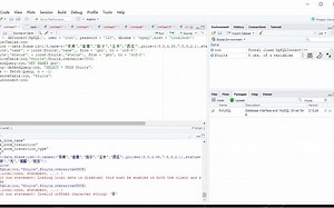 windows系统下R语言用RMySQL包连接MySQL数据库，并进行读取与写入。