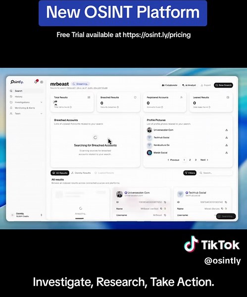 Explore Osintly: The Ultimate OSINT Platform
