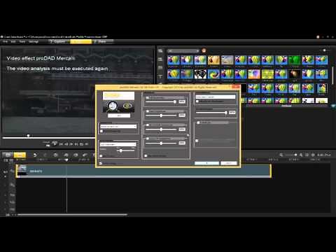 VideoStudio Ultimate X6: Intro to proDAD Mercalli