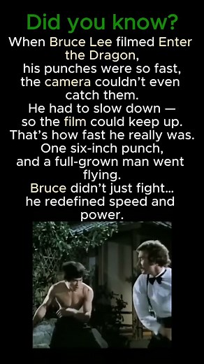 The Punch Too Fast for Cameras #history #historyshorts #movie #brucelee #bjj #fighting #brucelee