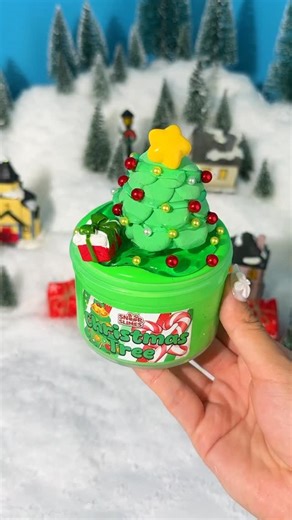 Snoopslimes on Instagram: "O Christmas tree, O Christmas tree 🎄💚 how lovely are your squishes 😋 can you guess this week’s restock theme? 🎁 Christmas Tree Slime scent: Pistachio Pudding Cake texture: butter + diy #snoopslimes #slimerestock #christmasslime #holidaydrop #slimeasmr #asmrslime #slimevideo #oddlysatisfying #slimetok #slimeaesthetic"