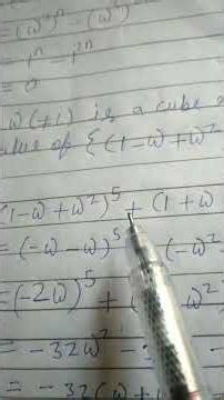 Cube root of unity #maths