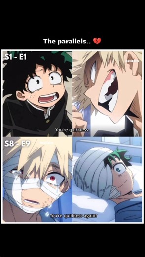 From a taunt to a tragedy. #myheroacademia #midoriya #bakugo