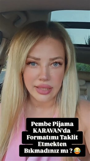 Esra Sönmezer on Instagram: "PEMBE PİJAMA KARAVAN'DA PROGRAMIMI KOPYALAIP AYNISINI YAPMAYA ÇALIŞAN .......... ! GERİSİNİ SİZ TAMAMLAYIN 😄 Youtube : ESRA SÖNMEZER TV"