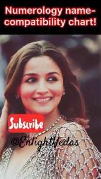 🔥 Check Your Match: Numerology Name Compatibility Chart Revealed! #numerology #shortsfeed