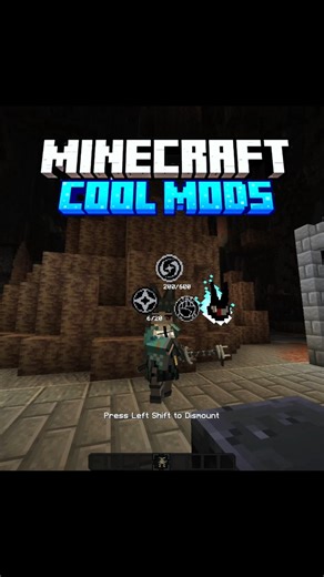 minecraft cool mods ☠️ #shorts