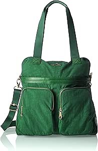 Kipling Camryn Tote Bag, Emerald Dream Patent Combo, One Size