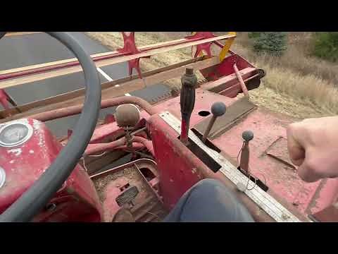 Massey Harris 92 Combine DRIVE HOME! (Part 2)