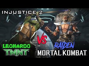 Injustice 2: Leonardo vs Raiden (TMNT vs Mortal Kombat)