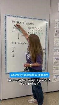 Geometry: Distance & Midpoint Formulas #geometry #iteachmath #iteachalgebra #maths #education