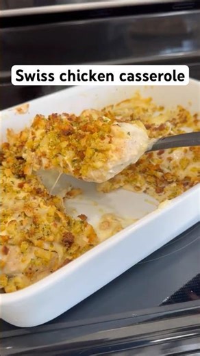 SWISS CHICKEN CASSEROLE (easy family dinner recipe)