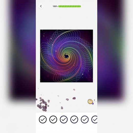 Abstract Color by Number ✨ | Satisfying Art #shorts