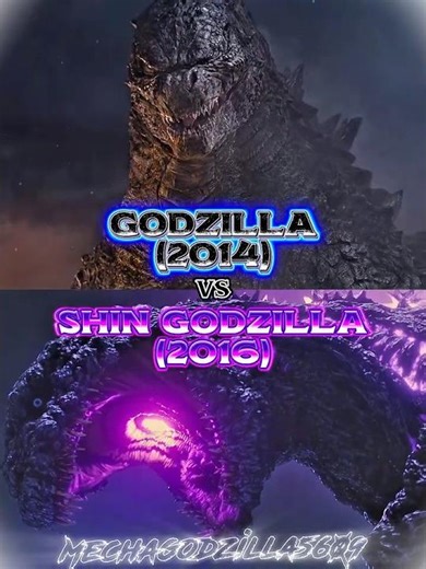 Godzilla vs Shin Godzilla #godzilla2014 #shingodzilla #vsedit