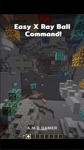 🟢 Easy X-Ray Ball Command! 🤯 | Minecraft Bedrock Edition #minecraft #gaming #minecrafter
