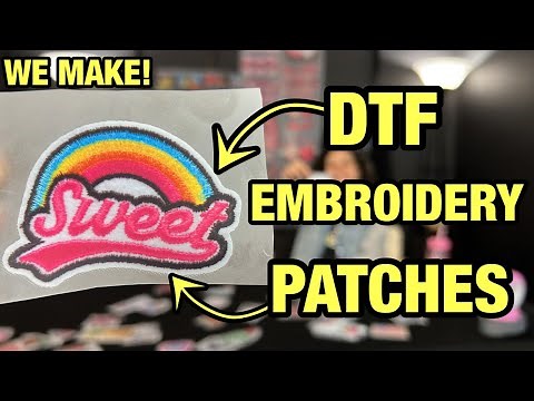 TURN ANY IMAGE INTO A DTF EMBROIDERY PATCH! | FLASH CUSTOM GRAPHICS CAN CREATE ANY DIGITAL DESIGN