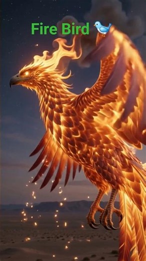 The Fire 🔥 🔥​Bird #Fire🐦 🐦‍⬛