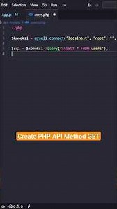 Membuat PHP API GET Method Untuk Memanggil Data Dari Database MySQL