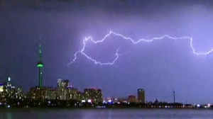 Watch this dramatic lightning in Canada