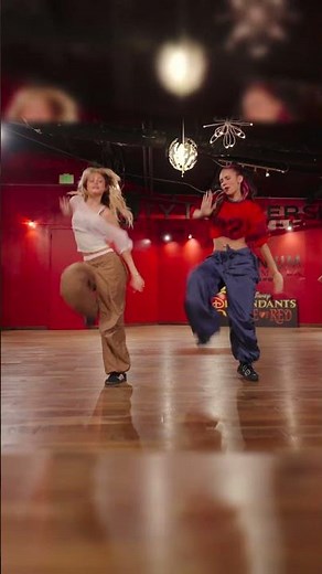 Go stream the new Disney Descendants movie now! Ruby and Kylie dancing to Kelly Sweeney's choreo!🌟