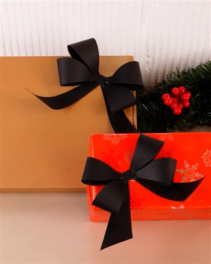 Cardstock Bow for Christmas | Magic Hands Creations