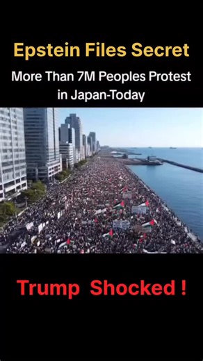 Nimish Mishra | More then ₹ Millions People Protest in Japan Epstein Files are official court releases that reveal how legal systems document testimony,... | Instagram