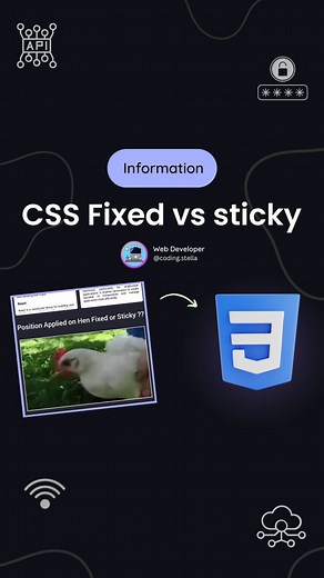 35K views · 6.7K reactions | CSS Position Sticky and Fixed ...