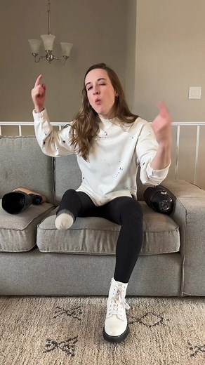 Residual limbs (or nubbin’s!) keep changing size and shape throughout our lifetime! This is my first socket vs. my most recent one - crazy how much things change! | Footless Jo