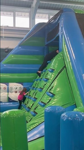 Mum's Hilarious Inflatable Slide Fail 😂