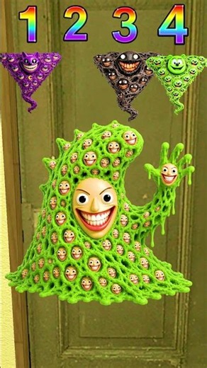 Guess Trypophobia Tornado Scary Catnap Baldi Multiface Behind The Door in GMod Liminal Hotel #shorts