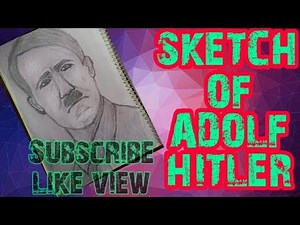 HOW TO DRAW ADOLF HITLER Pencil Sketch || Its Art Time Academy || Step by step Video Tutorial ||