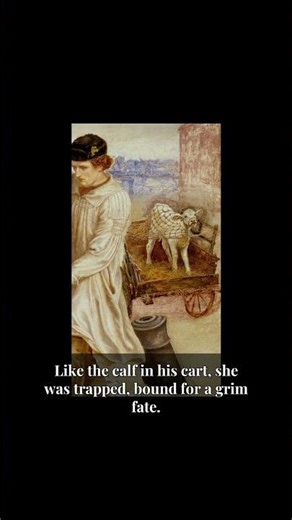 He came to the city to sell a calf and found his lost love. #art #painting #arthistory #history