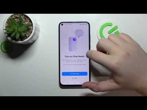 How to Set Up Facebook Messenger Chat Heads on Honor View 20 - Chat Bubbles