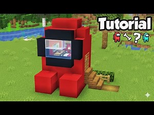 Best Among us House in Minecraft | How to Build | Easy | Survival | Tutorial