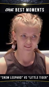 9M views · 52K reactions | Flash to Marie "Snow Leopard" Ruumet's incredible ONE debut against Ayaka "Little Tiger" Miyauchi! | ONE Championship | Facebook