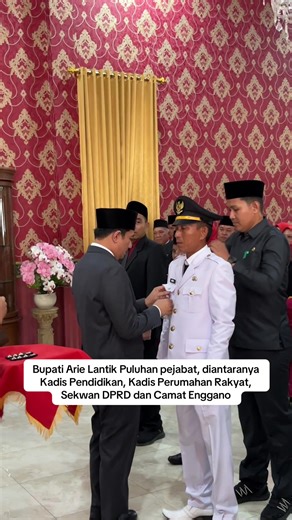 Pelantikan Pejabat Eselon di Bengkulu Utara 13 Februari 2026
