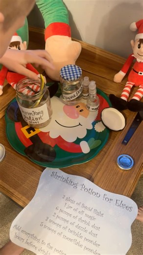 This morning Edward and Reuben followed the instructions carefully to make the magic shrinking potion for Bruce to shrink back to his original size… | Williamson’s Quacking Eggs