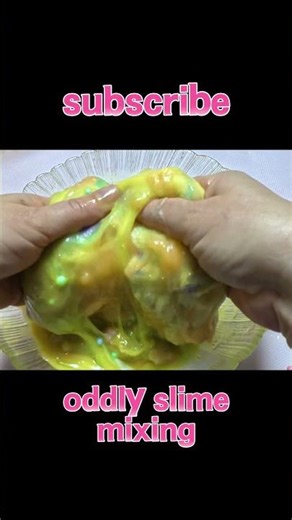 Oddly Hand Mixing Slime 🥣 Satisfying ASMR 4K Video