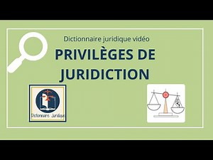 PRIVILÈGE DE JURIDICTION en droit international privé 🔤