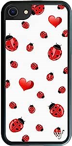 Wildflower Limited Edition Cases Compatible with iPhone 6, 7, 8 or SE (Lady Bugs)
