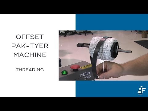 Threading Procedure for Felins Pak-Tyer Offset Tying Machine