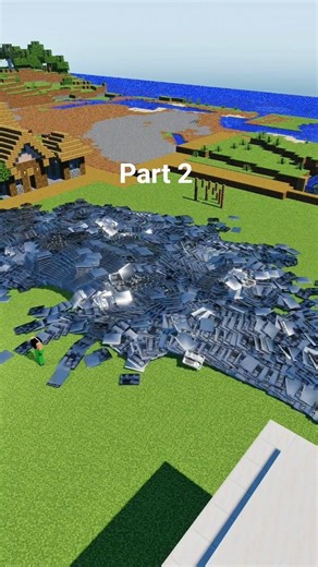 ok i'll make part 2 hopefully my computer won't explode #minecraft #part2 #ohmypc #fallingfoodplace