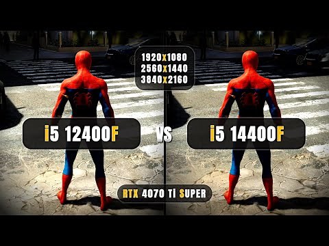 i5 12400F vs i5 14400F - 1080p, 1440p, 4K - Ultimate Comparison - 4070 Ti Super