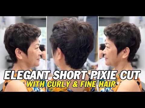 Elegant Short Pixie Cut for Fine Hair | Professional Textured Short Layered Haircut (Step-by-Step)