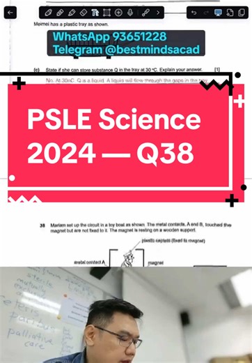 PSLE Science 2024 Q38 Crash Course
